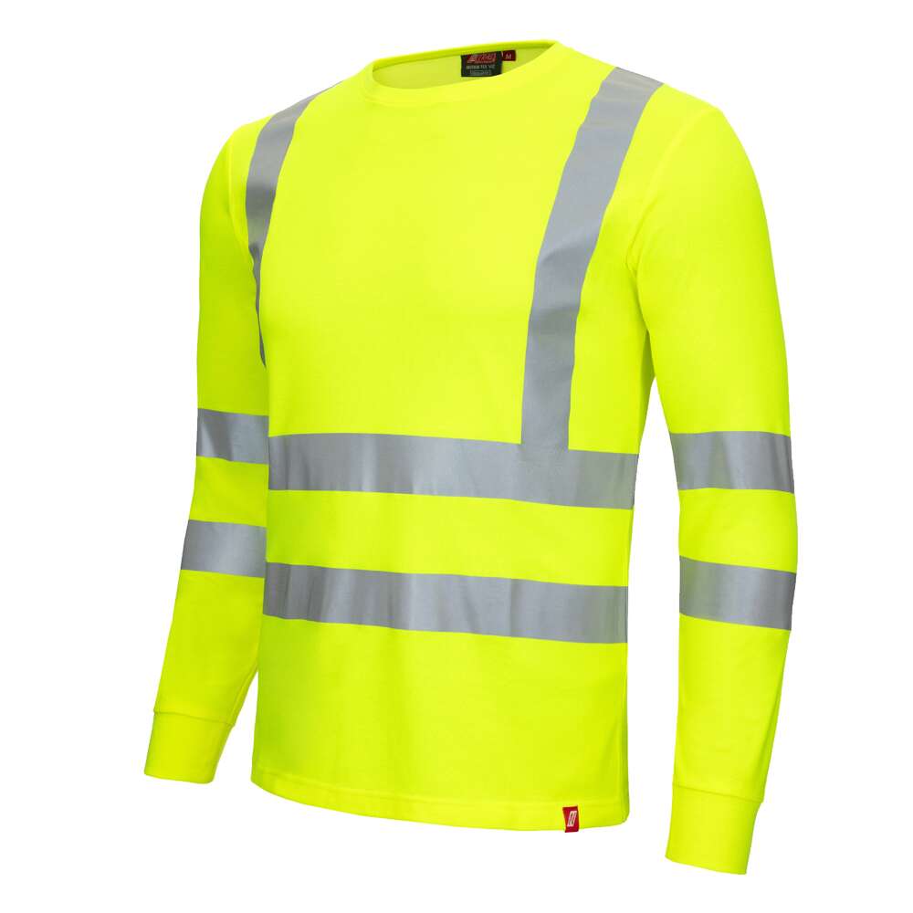 NITRAS MOTION TEX VIZ, Warn-Arbeits-T-Shirt, Unisex