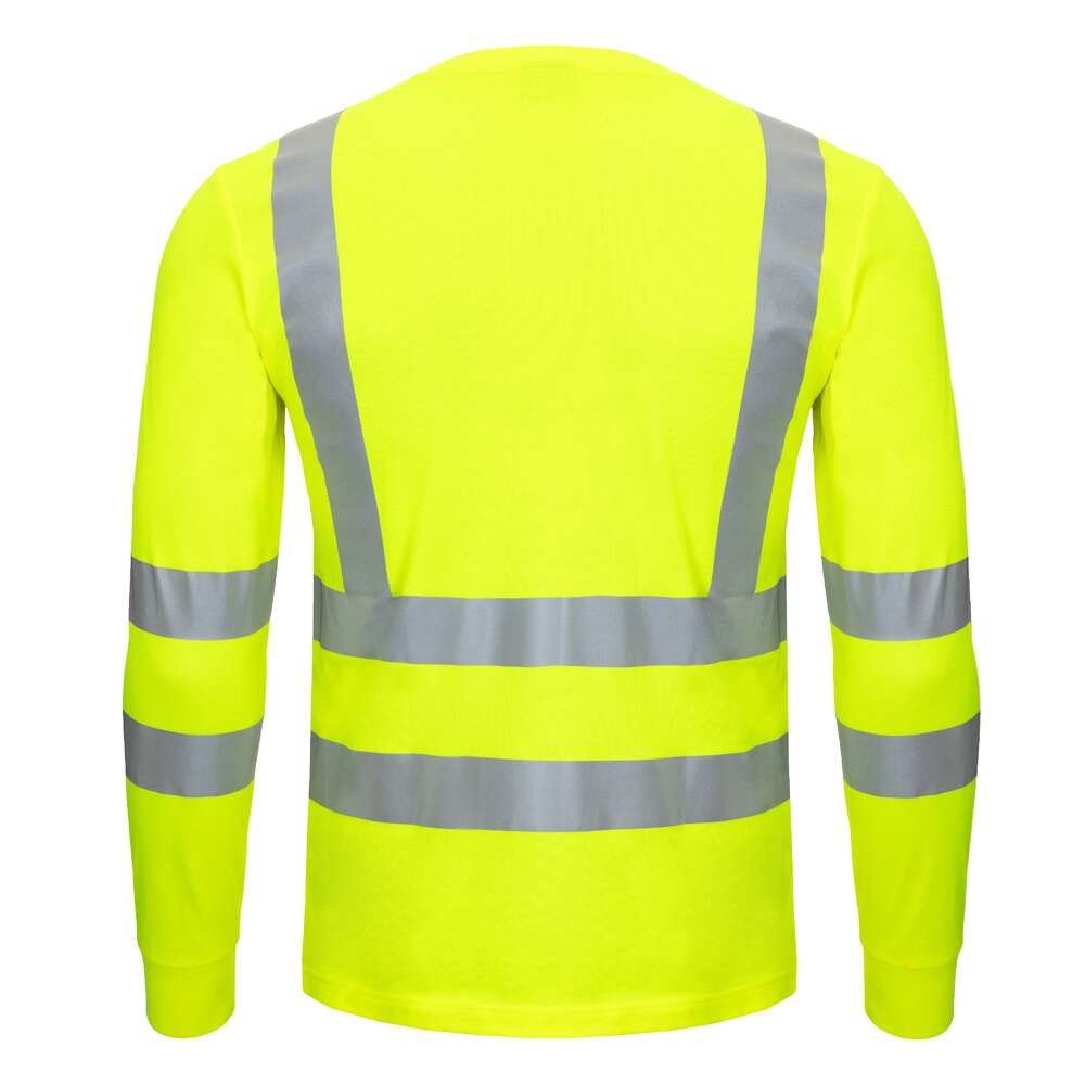 NITRAS MOTION TEX VIZ, Warn-Arbeits-T-Shirt, Unisex – Bild 2