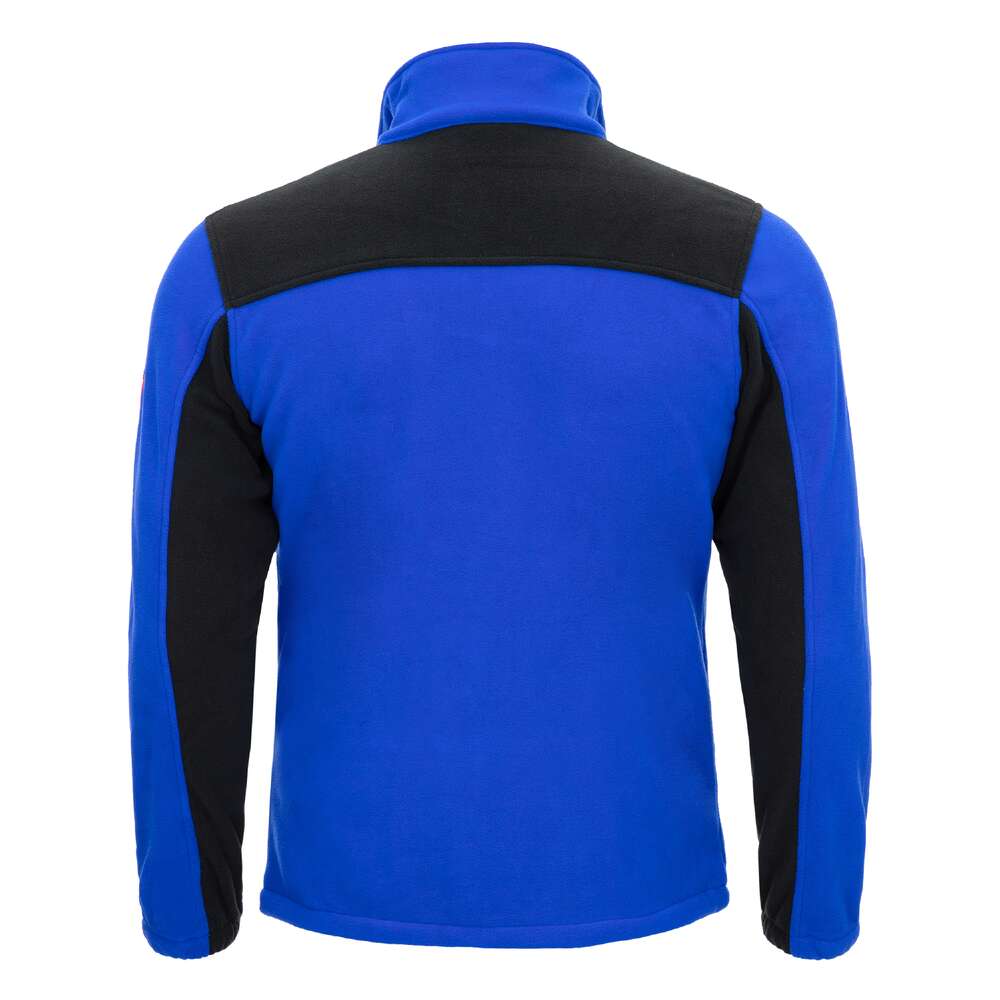 NITRAS MOTION TEX PLUS, Arbeits-Fleece-Jacke, königsblau / schwarz – Bild 2