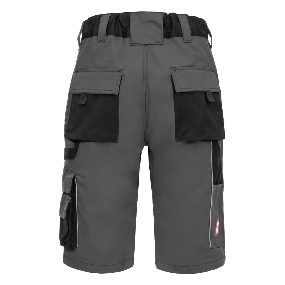 NITRAS MOTION TEX PLUS, Arbeitshose, kurz, grau / schwarz – Bild 2