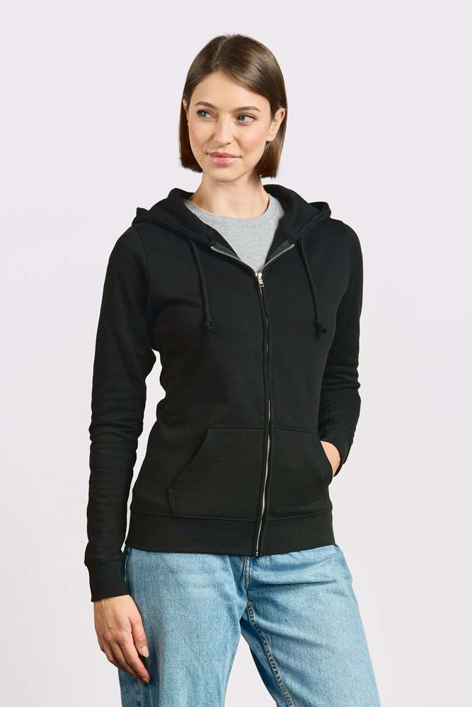 Arbeits-Hoodyjacke, Damen – Bild 2
