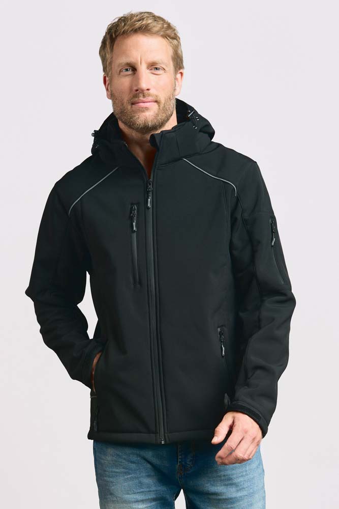 Softshell Arbeitsweste, Herren – Bild 2